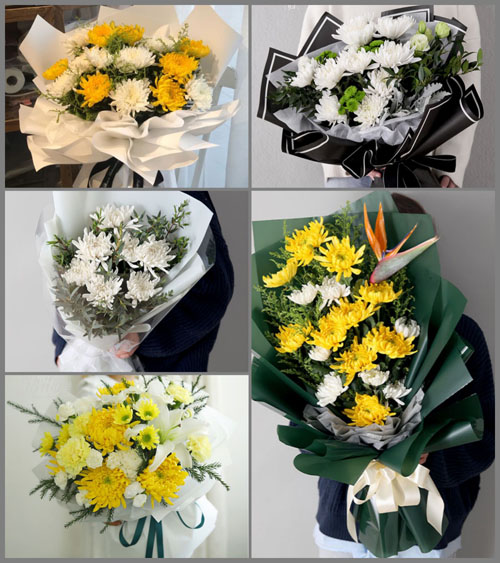 广东肇庆市四会市下茆镇渔云村白事花束代送